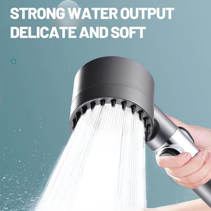 Zhang Ji New Style 3 Modles Adjustment High Pressure Water Saving One-Key Stop Water Massage Shower Bathroom Accessories